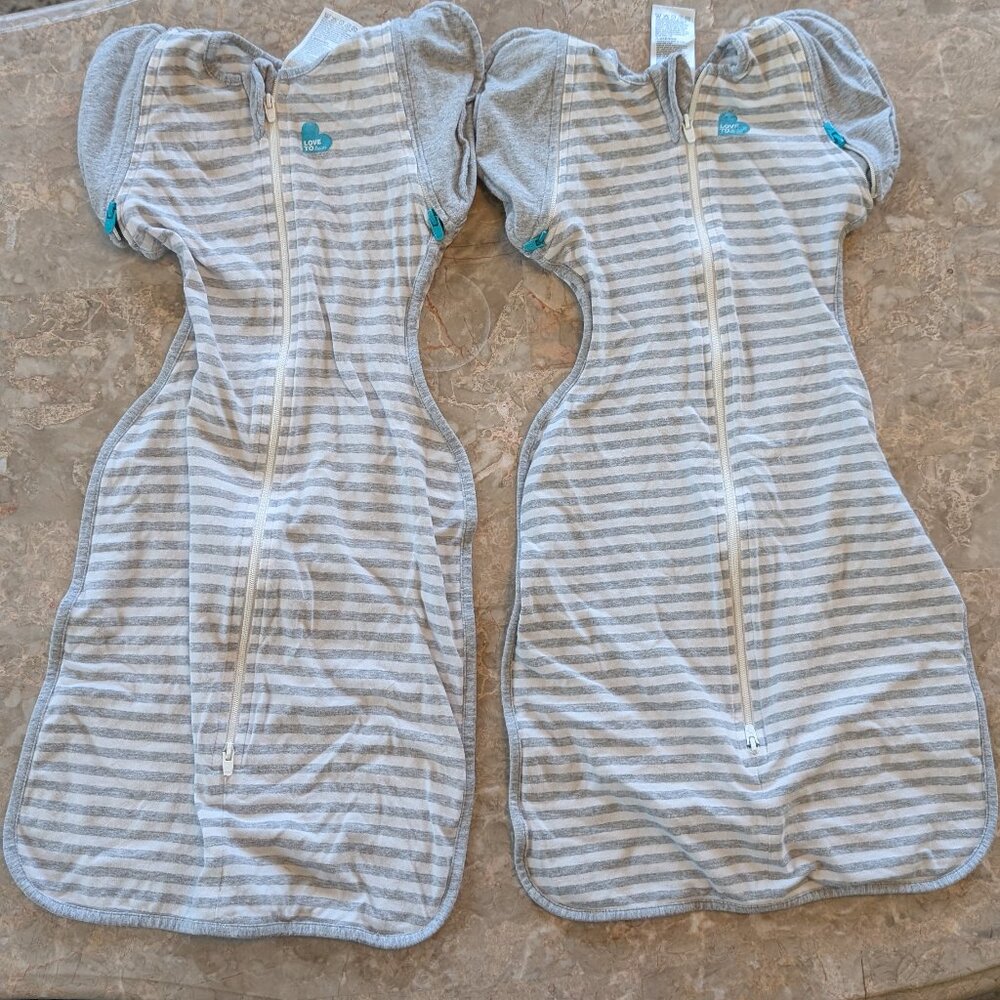 Two Love to Dream Swaddles Size Medium 0-3 3-6 months